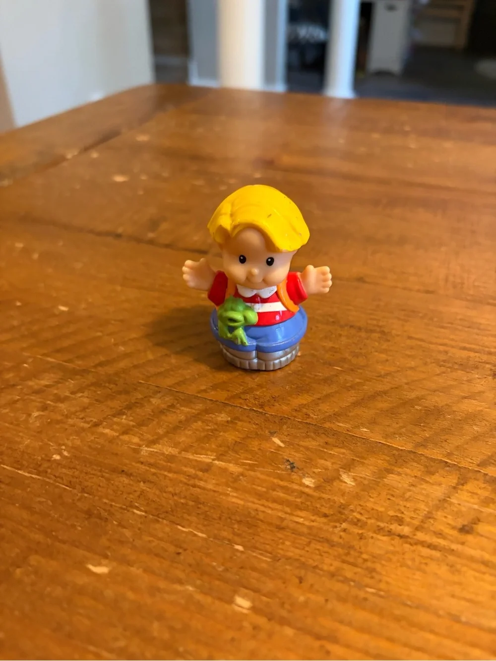 Fisher Price Little People Eddie silver bottom as is